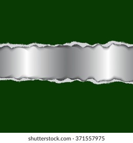 Design elements - multi colored torn paper background strips with space for text