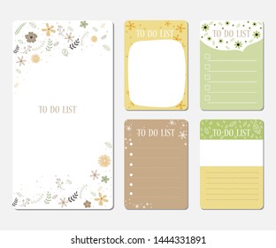 design elements for notebook, diary, stickers and other template.vector,illustration.