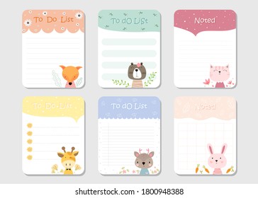 design elements for notebook, diary, stickers and other template.vector,illustration.