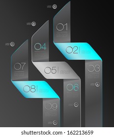 Design elements  for options/ number line