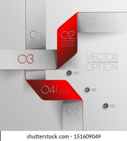 Design elements  for options/ vector mosaic
