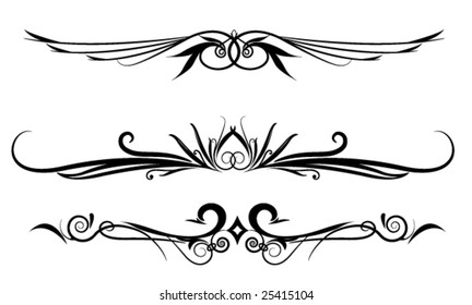 design elements,  ornaments, vector illustration