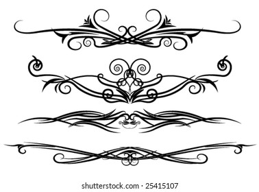 design elements,  ornaments, vector illustration