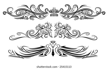 design elements,  ornaments, vector illustration