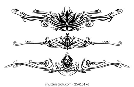 design elements,  ornaments, vector illustration