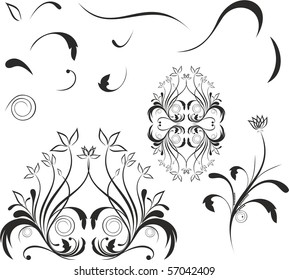 Design elements and ornaments. You can easily create your own version