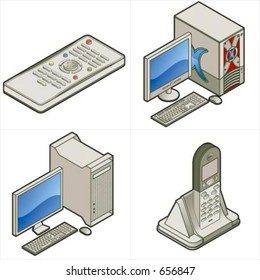 Design Elements p. 15c "Audio-Video" fully editable vector file format (Adobe Illustrator 8 eps), for general use, change colours as you like.