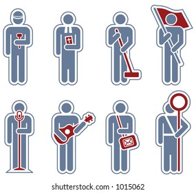 Design Elements p.29b "Man at work" is a vector file format for general use. Simply change any colors as you like. I hope you enjoy.