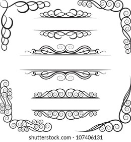 design elements and page decoration