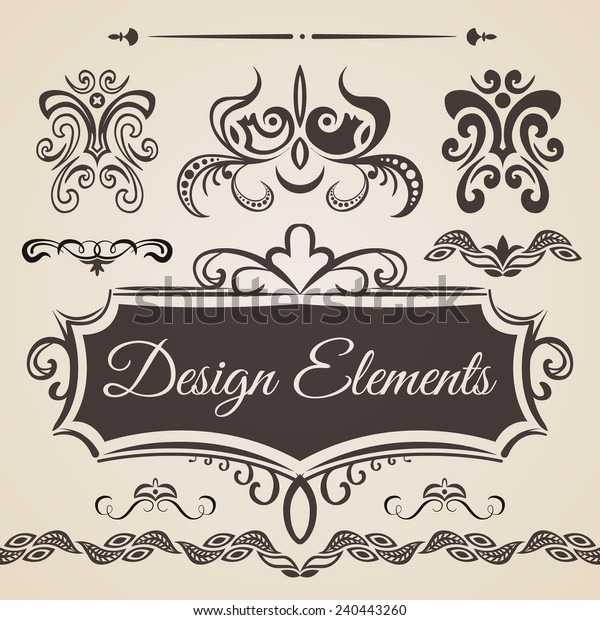 Design elements and page
decoration