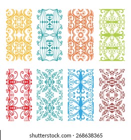 Design elements and page decoration. Vector decorative border