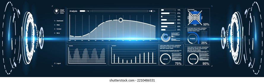elementos de diseño, cuadrícula de perspectiva, túnel, círculo. Estilo retro ciberpunk negro y blanco. Plantillas de diseño de cuadros de información futuristas. Colección de afiches abstractos modernos. En estilo ácido