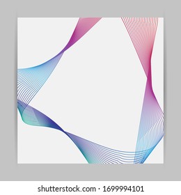 Design elements. Poligonal lines background. Vector Illustration EPS10