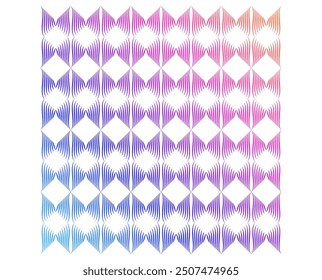Color del arco iris suave. Fondo lineal. Elementos de diseño. Líneas poligonales. Guilloche. Capa protectora para billetes, diplomas y certificados de Plantilla. Ilustración vectorial EPS 10