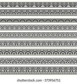 Design elements pompeian borders