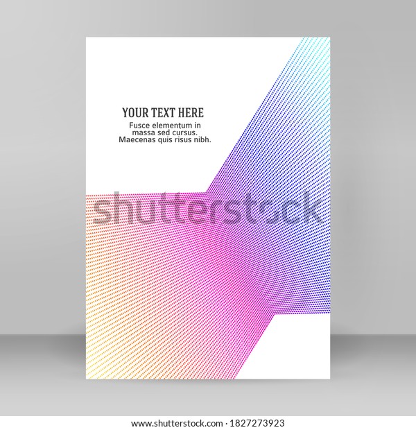 Design Elements Presentation Template Blank Rectangular Stock Vector ...