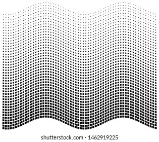 Design elements presentation template. Minimal banners black white background. Geometric halftone dot circle in square. Vector illustration EPS 10 for business card layout, covers report template 