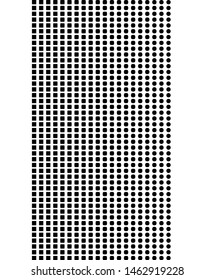 Design elements presentation template. Minimal banners black white background. Geometric halftone dot circle in square. Vector illustration EPS 10 for business card layout, covers report template 