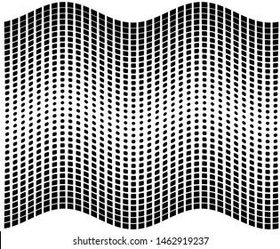 Design elements presentation template. Minimal banners black white background. Geometric halftone dot circle in square. Vector illustration EPS 10 for business card layout, covers report template 
