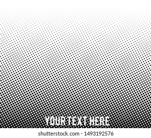Design elements presentation template. Minimal banners black white background. Geometric halftone dot circle in square. Vector illustration EPS 10 for business card layout, covers report template 