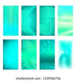 Design elements presentation template. Set vertical banners background, backdrop glow light effect. Vector illustration EPS 10 for web buttons template, business card layout, web site element