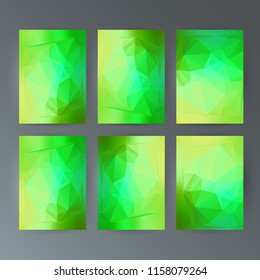 Design elements presentation template. Set vertical banners colors background, backdrop glow light effect. Vector illustration EPS 10 for web banner template, business card layout, web site element
