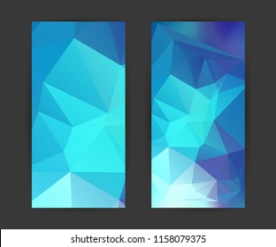Design elements presentation template. Set vertical banners colors background, backdrop glow light effect. Vector illustration EPS 10 for web banner template, business card layout, web site element
