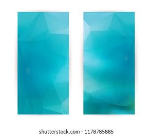 Design elements presentation template. Set vertical banners colors background, backdrop glow light effect. Vector illustration EPS 10 for web banner template, business card layout, web site element