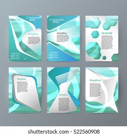 Design elements presentation template. Set vertical banners background, backdrop glow light effect. Vector illustration EPS 10 for web buttons template, business card layout, web site element