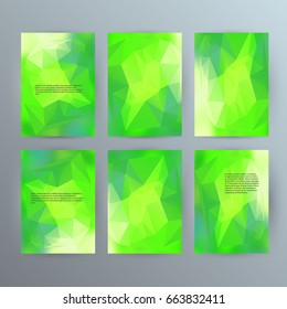 Design elements presentation template. Set vertical banners colors background, backdrop glow light effect. Vector illustration EPS 10 for web banner template, business card layout, web site element