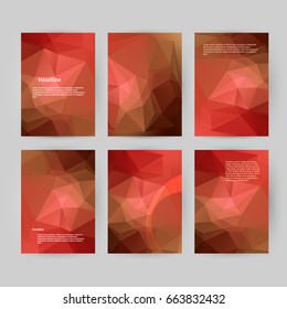 Design elements presentation template. Set vertical banners colors background, backdrop glow light effect. Vector illustration EPS 10 for web banner template, business card layout, web site element