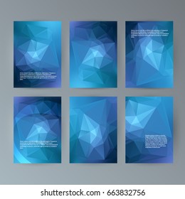 Design elements presentation template. Set vertical banners colors background, backdrop glow light effect. Vector illustration EPS 10 for web banner template, business card layout, web site element