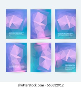 Design elements presentation template. Set vertical banners colors background, backdrop glow light effect. Vector illustration EPS 10 for web banner template, business card layout, web site element