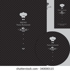 design elements for a restaurant in the black