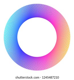 Design elements. Ring circle elegant frame border. Abstract Circular logo element on white background isolated. Creative art. Vector illustration EPS 10 digital for promotion new product
