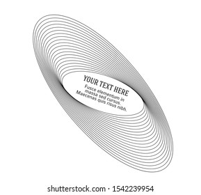 Design elements. Ring circle elegant frame border. Abstract Circular logo element on white background isolated. Creative art. Vector illustration EPS 10 digital for promotion new product