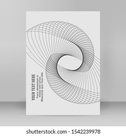 Design elements. Ring circle elegant frame border. Abstract Circular logo element on white background isolated. Creative art. Vector illustration EPS 10 digital for promotion new product