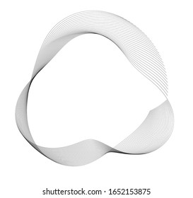 Design elements. Ring circle elegant frame border. Abstract Circular logo element on white background isolated. Creative art. Vector illustration EPS 10 digital for promotion new product