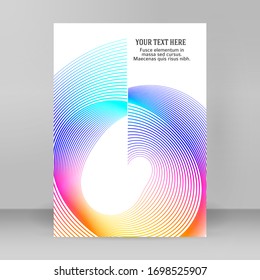 Design elements. Ring circle elegant frame border. Abstract Circular logo element on white background isolated. Creative art. Vector illustration EPS 10 digital for promotion new product