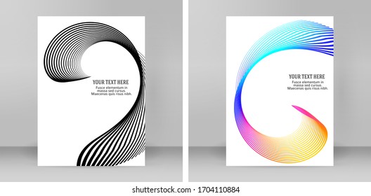 Design elements. Ring circle elegant frame border. Abstract Circular logo element on white background isolated. Creative art. Vector illustration EPS 10 digital for promotion new product