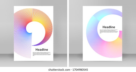 Design elements. Ring circle elegant frame border. Abstract Circular logo element on white background isolated. Creative art. Vector illustration EPS 10 digital for promotion new product