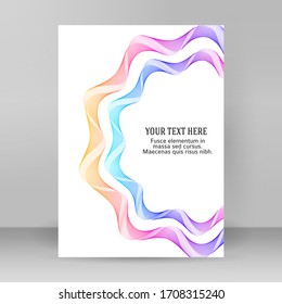 Design elements. Ring circle elegant frame border. Abstract Circular logo element on white background isolated. Creative art. Vector illustration EPS 10 digital for promotion new product