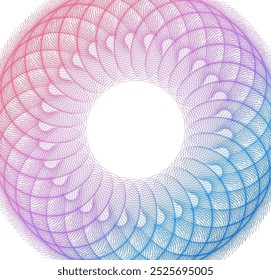 Design elements. Ring circle elegant frame border. Abstract Circular logo element letter O on white background isolated. Creative art. Vector illustration EPS 10 digital for promotion new product