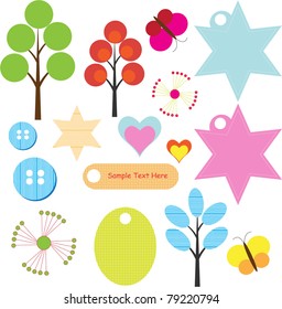 design elements for scrapbook