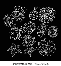 Design elements see life ornate. Tribal design elements see life ornate. vector pattern