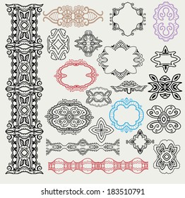 Design elements set 5, abstract decoration
