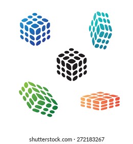 Design elements set. Abstract icons. Vector art.