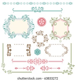 Design Elements Set. Illustration vector.