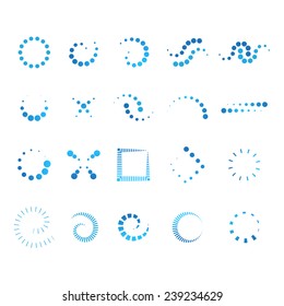 Design Elements Set - Isolated On White Background - Vector Illustration, Graphic Design Editable For Your Design. 