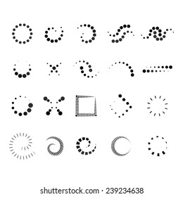 Design Elements Set - Isolated On White Background - Vector Illustration, Graphic Design Editable For Your Design. 